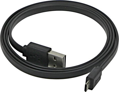 Kabllo USB-A - microUSB, 1 m, e zezë