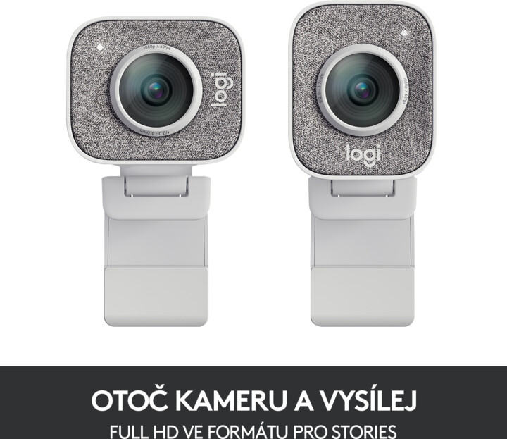 Kamerë Logitech StreamCam C980, e bardhë