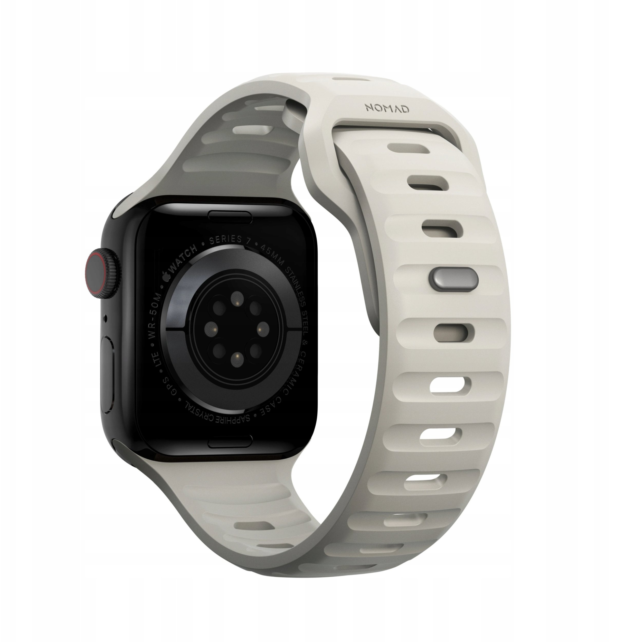 Спортски ремен за Apple Watch, 46mm 49mm, FKM гума, боја Stone