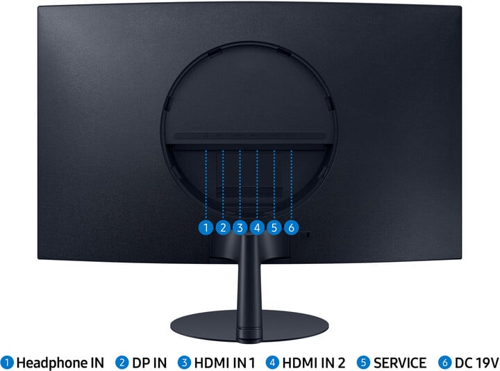 Monitor Samsung S39C - LED, 32", FullHD, i zi