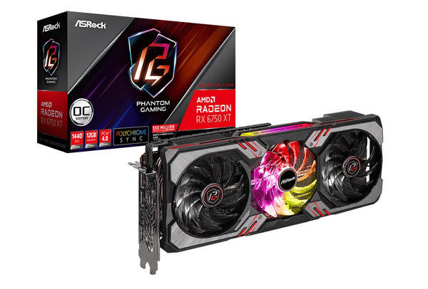 Kartelë grafike ASRock Radeon RX 6750 XT Phantom Gaming D 12GB GDDR6