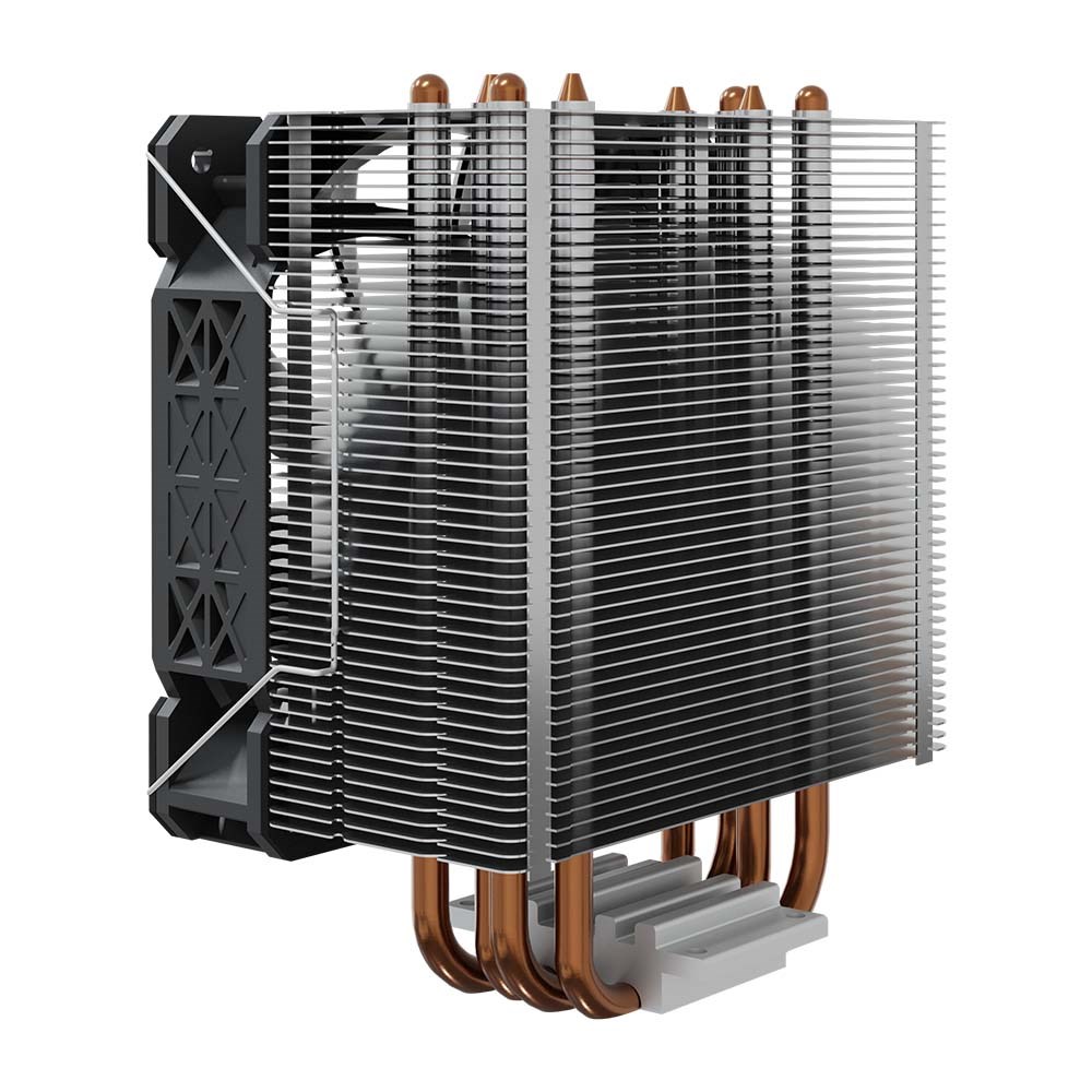 Ftohës CPU Savio VORTEX X2, 120mm, 180W TDP, i zi