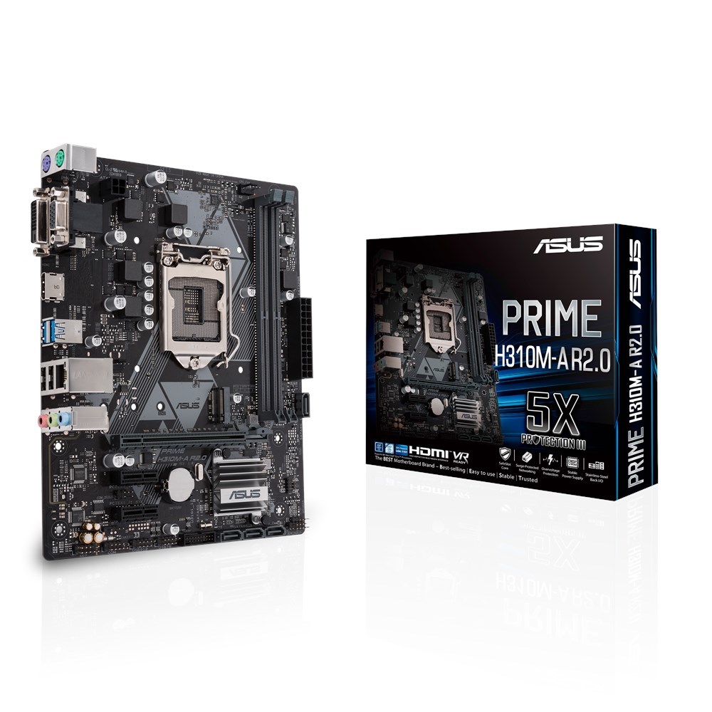 Pllakë amë ASUS PRIME H310M-A R2.0 Intel H310 LGA 1151 (Socket H4) micro ATX