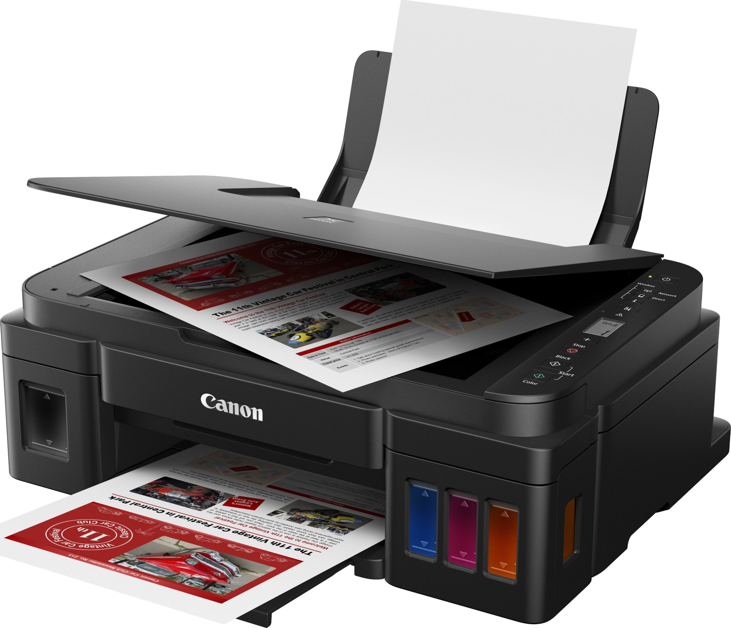 Printer multifunksional Canon Pixma G3416 MegaTank, inkjet, Wi-Fi, gri