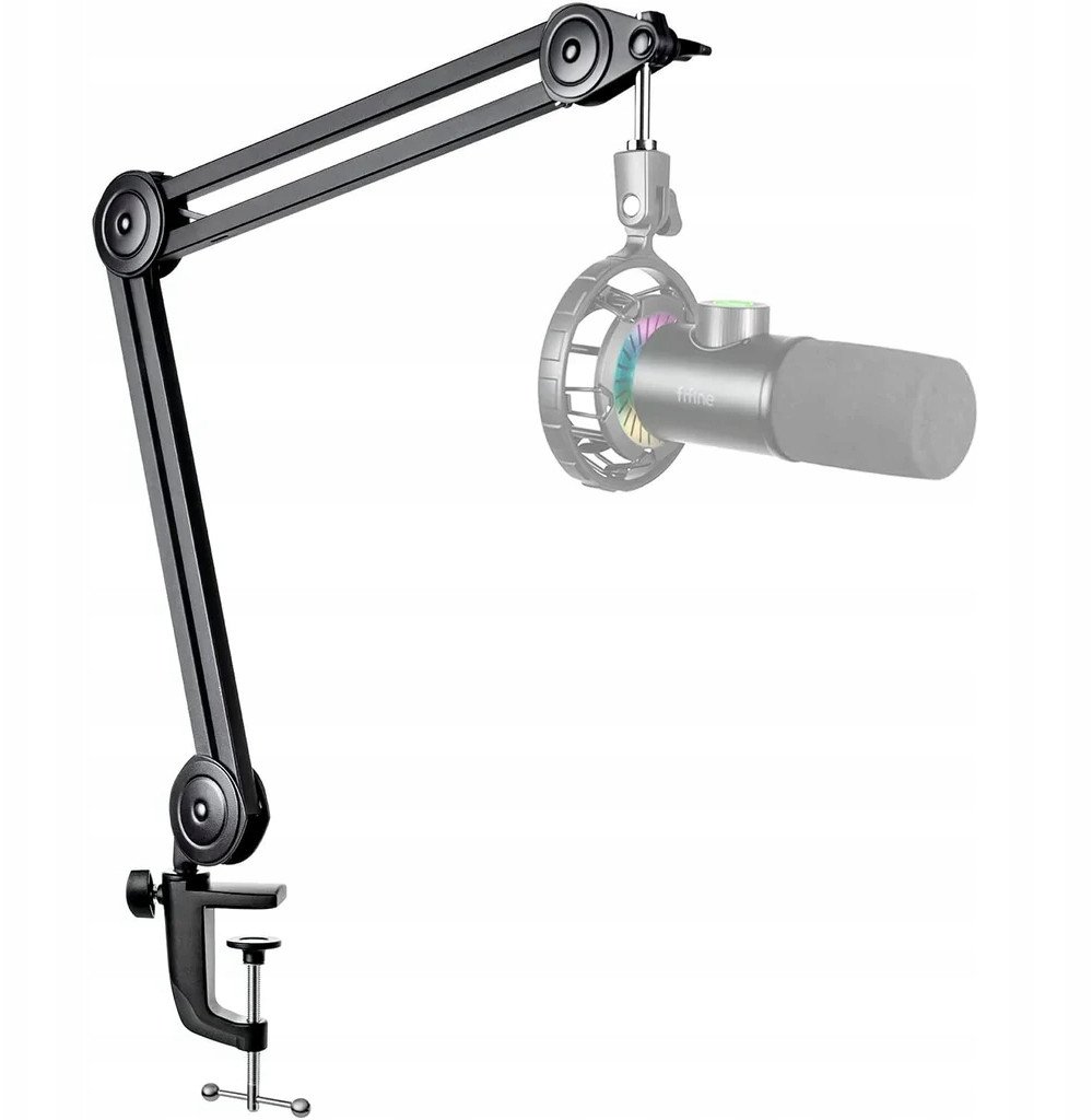 Qëndrim pantograf për mikrofon Fifine BM63, kapëse tavoline 5 cm, çelik, i zi