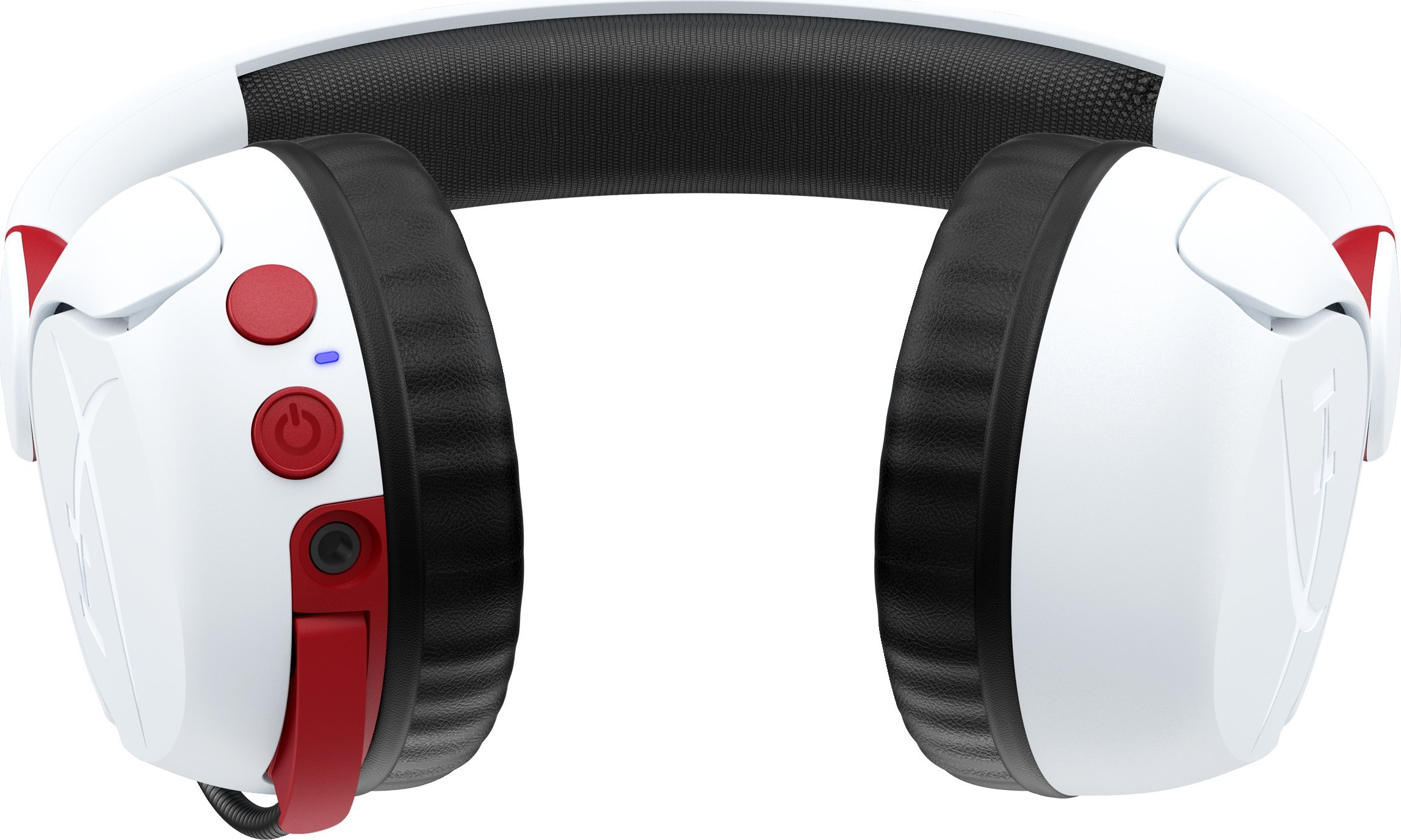 Kufje gaming pa tela HyperX Cloud Mini, për PC dhe konzola, Bluetooth, e bardhë e kuqe