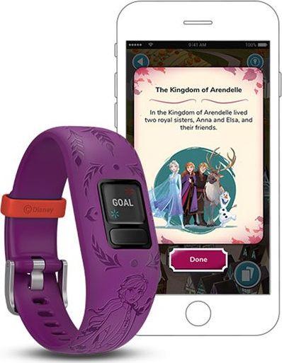 Garmin Vívofit Jr. 2 Disney Frozen Anna Смартчасовник, Виолетов
