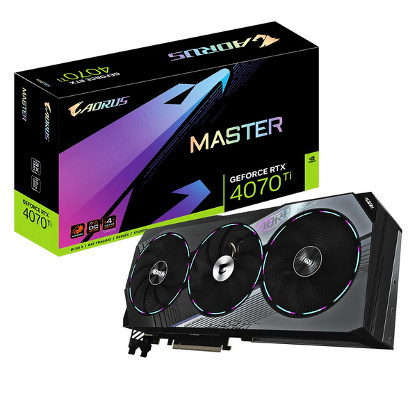 Kartë grafike GIGABYTE AORUS NVIDIA GeForce RTX 4070 Ti, 12 GB GDDR6X