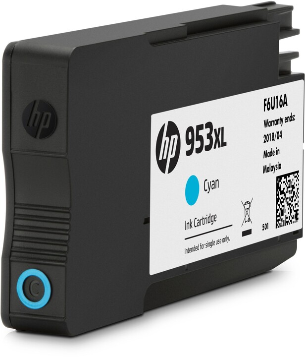 Ngjyrë e kaltër për printer HP F6U16AE