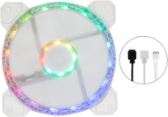 Кулер за куќиште Гелид Солушнс Стела Дејзи Чејн, сет 3 x 120mm, ARGB LED, PWM