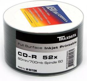 Traxdata CD-R 700 MB 52x 50 copë