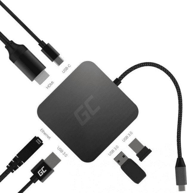 Репликатор Green Cell 6in1 USB-C
