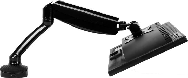 Mbajtëse tavoline për monitor Reflecta FLEXO DeskPro 27-1010 L, 10"-27", VESA 75x75 100x100, me altoparlant