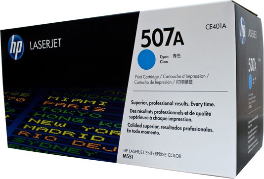 Toner HP 507A CE401A, cyan, origjinal