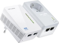 Powerline adapter TP-Link TL-WPA4226KIT, Wi-Fi, prizë e integruar, i bardhë