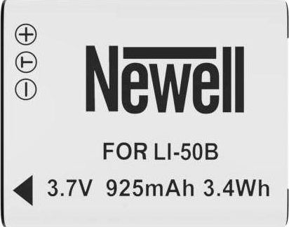 Bateri aparati Newell LI-50B, Li-ion, zëvendësuese, gri