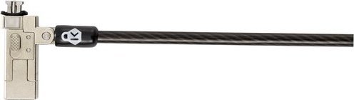 Bravë sigurie për laptop Kensington Slim NanoSaver 2.0, kabllo çelës, argjendtë