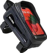 Çantë kornize për biçikletë Wildman M20, mbajtëse telefoni, e zezë