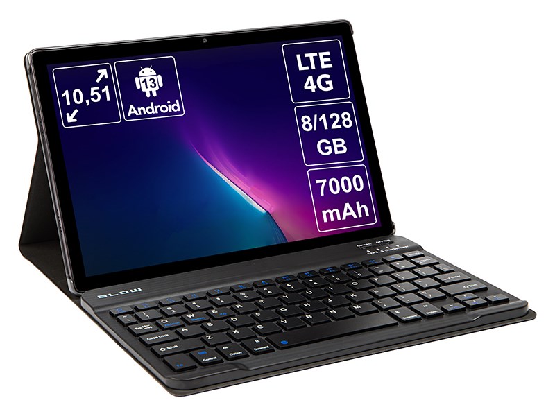Tablet Blow PlatinumTAB11, 10.5", 128GB, 4G, i hirtë