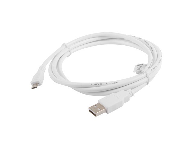 Kabllo Lanberg, Micro-USB B / USB A, 1.8 m, e bardhë