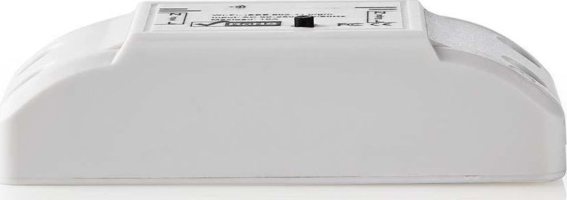 Ndërprerës smart WiFi Nedis Smart Home Basic, kontroll me aplikacion, kompatibil me Amazon Alexa dhe Google Home, i bardhë