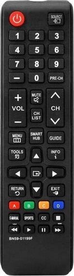Pilot televizori Samsung BN59-01199F, për LCD LED Smart TV, i zi