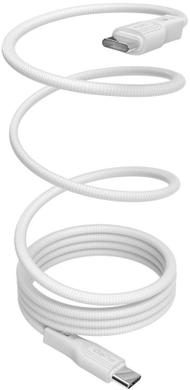 USB C кабел Пуро Фабрик PUCCC240FABK42MTWHI, 2m, 240W, бел