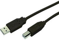 Кабел MediaRange USB A - USB B (MRCS101), 1.8m, црн