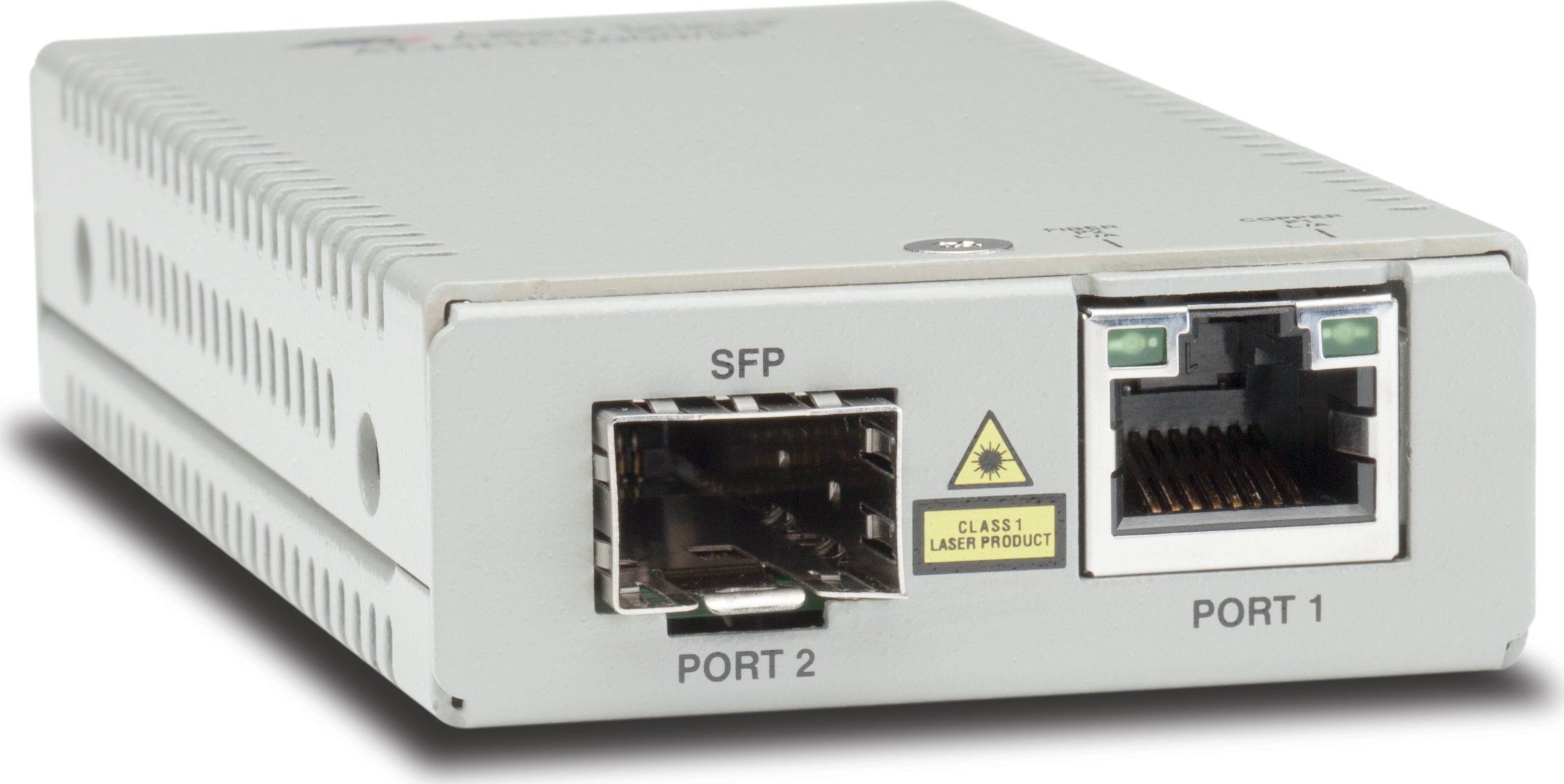 Media konvertues Allied Telesis AT-MMC2000/SP-960, Gigabit Ethernet, fibër optike multi-mode, argjendtë