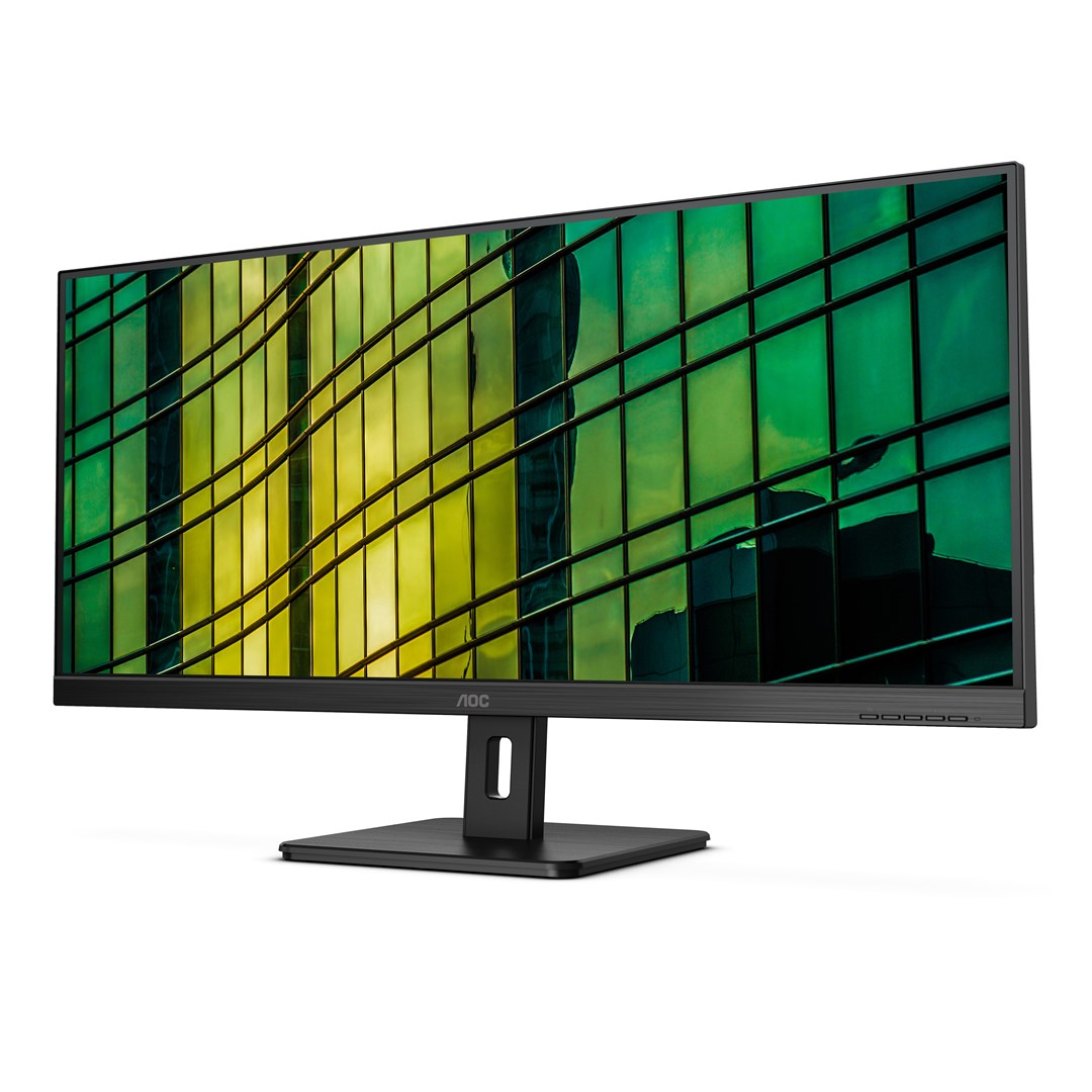 Monitor AOC U34E2M, 34", 3440 x 1440, Wide Quad HD, 100 Hz, i zi