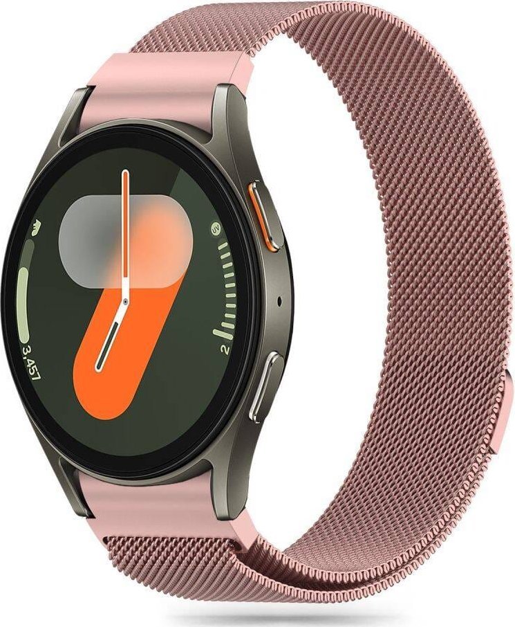 Rrip ore Tech-Protect MilaneseBand, për Samsung Galaxy Watch 4 5 5 Pro 6 7 FE, çelik inox, argjendtë
