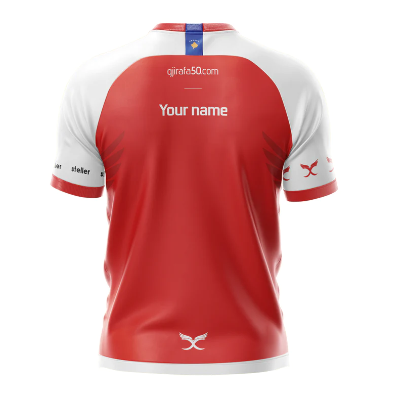 Gjirafa50 X Team Custom Jersey (Red Edition) - L