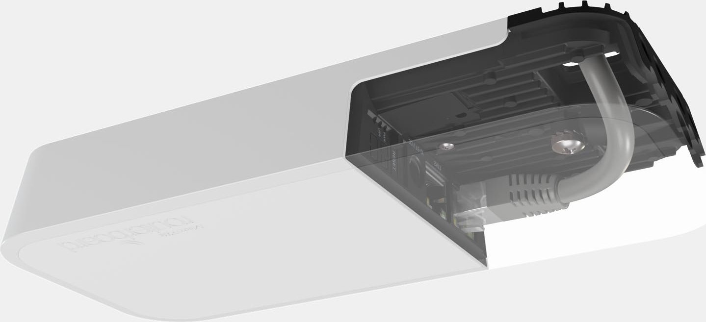Ruter WiFi MikroTik wAP ax, Dual Band WiFi 6, 2x Gigabit Ethernet, i bardhë