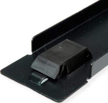 Panel i verbër ROLINE 19", 1U, metal, i zi