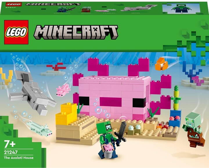 Set LEGO® Minecraft® 21247 Axolotl House