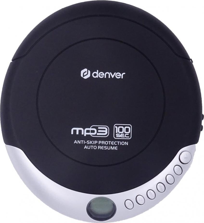 Пренослив CD плеер Denver DMP-391, MP3, засилен бас, црн