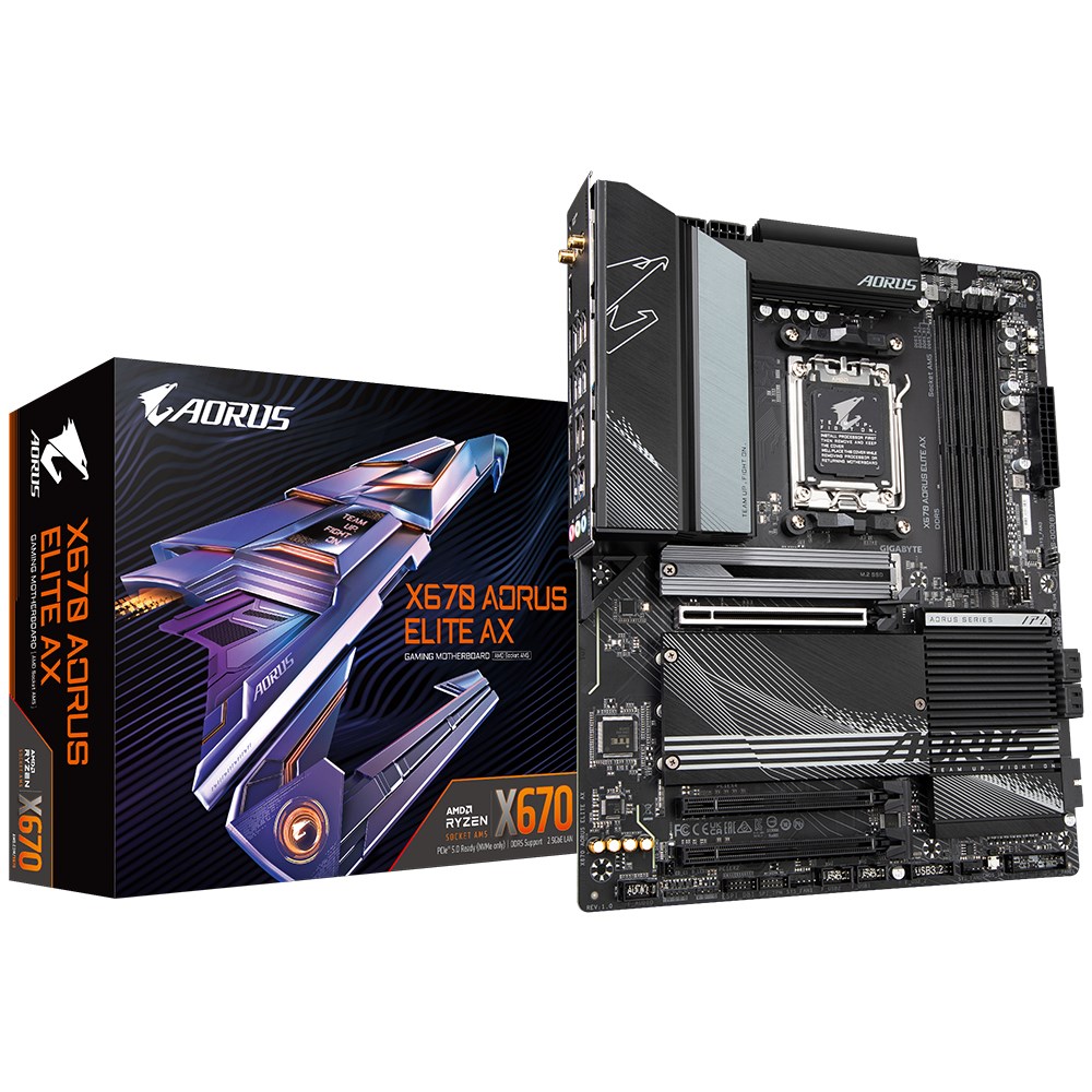 Pllakë amë Gigabyte X670 AORUS ELITE AX