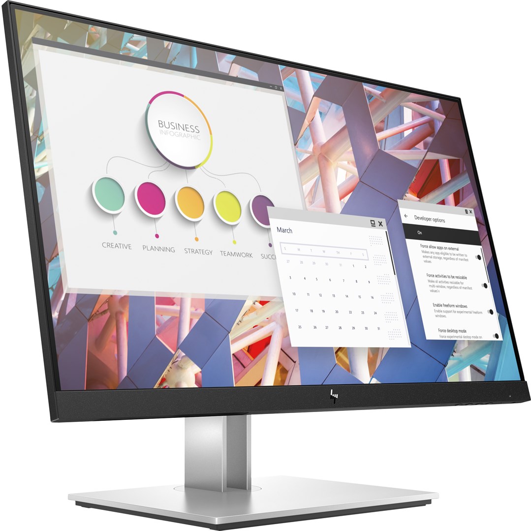 Monitor HP E-Series E24, 23.8", 1920 x 1080, Full HD, 60 Hz, i zi