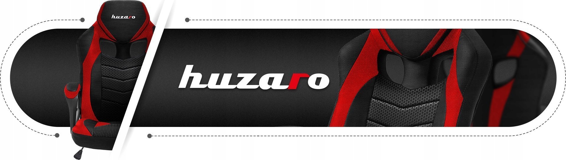 Karrige gaming Huzaro FORCE 2.5, mesh, ergonomike, e kuqe