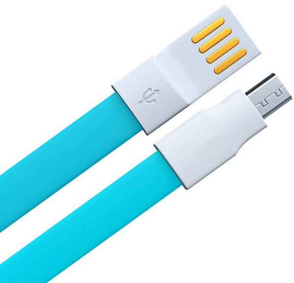 Kabllo e të dhënave Remax USB / micro USB, 1.2 m, e kaltër
