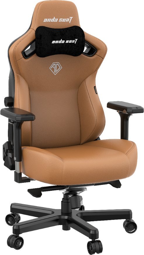 Kарика за гејминг AndaSeat Kaiser 3 Series L, ергономска, ПВЦ кожа и ткаенина, кафеава Bentley