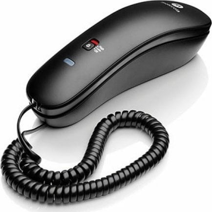 Telefon fiks Motorola CT50, me tela, montim në mur, i zi