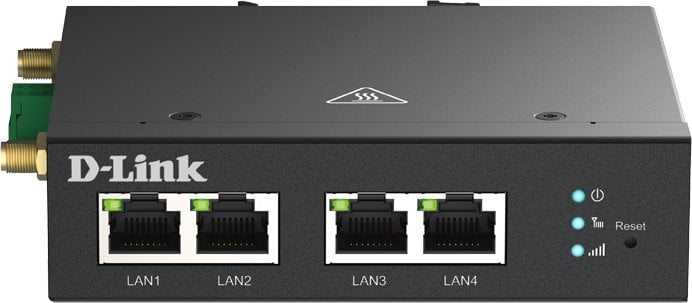 Индустриски рутер D-Link 4G LTE M2M VPN, 4 Fast Ethernet порти, метален