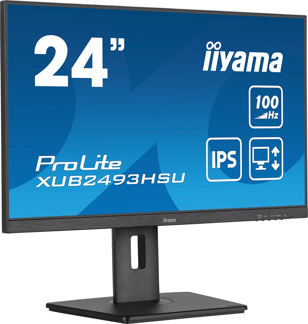 Monitor iiyama ProLite computer, 23.8", 1920 x 1080, 100 Hz, i zi