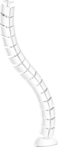 Organizues kabllosh InLine cable duct, fleksibël vertikal, 0.8m, i bardhë