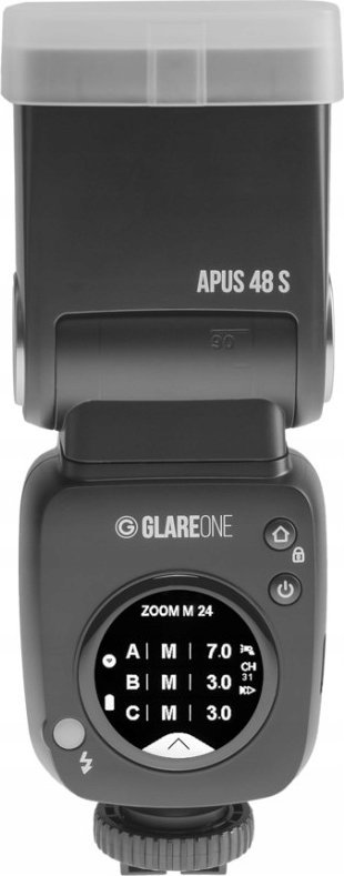 Blic fotografik GlareOne Apus 48, 48W, TTL dhe HSS, i zi