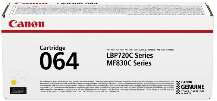 Toner Canon CRG 064, i verdhë