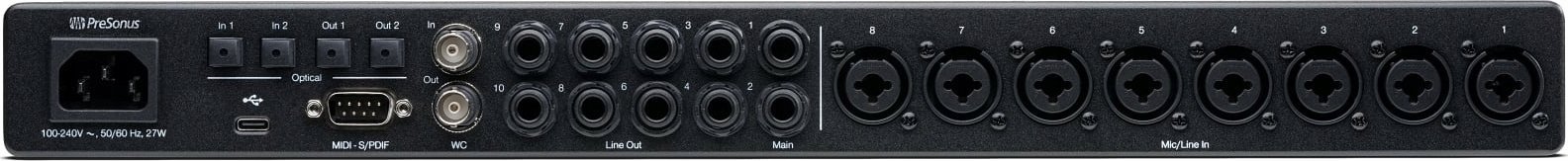 Interfejs audio Presonus Quantum HD8, 8 kanale, USB C, i zi
