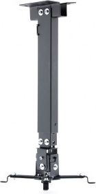 Mbajtës për projektor Art (P-108), max 10kg, i rregullushëm, i zi