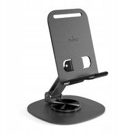 Mbajtëse telefoni dhe tableti Puro Tilt Pro, alumini, e gri